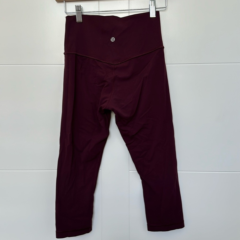 Lululemon align leggings, mid calf length size 6